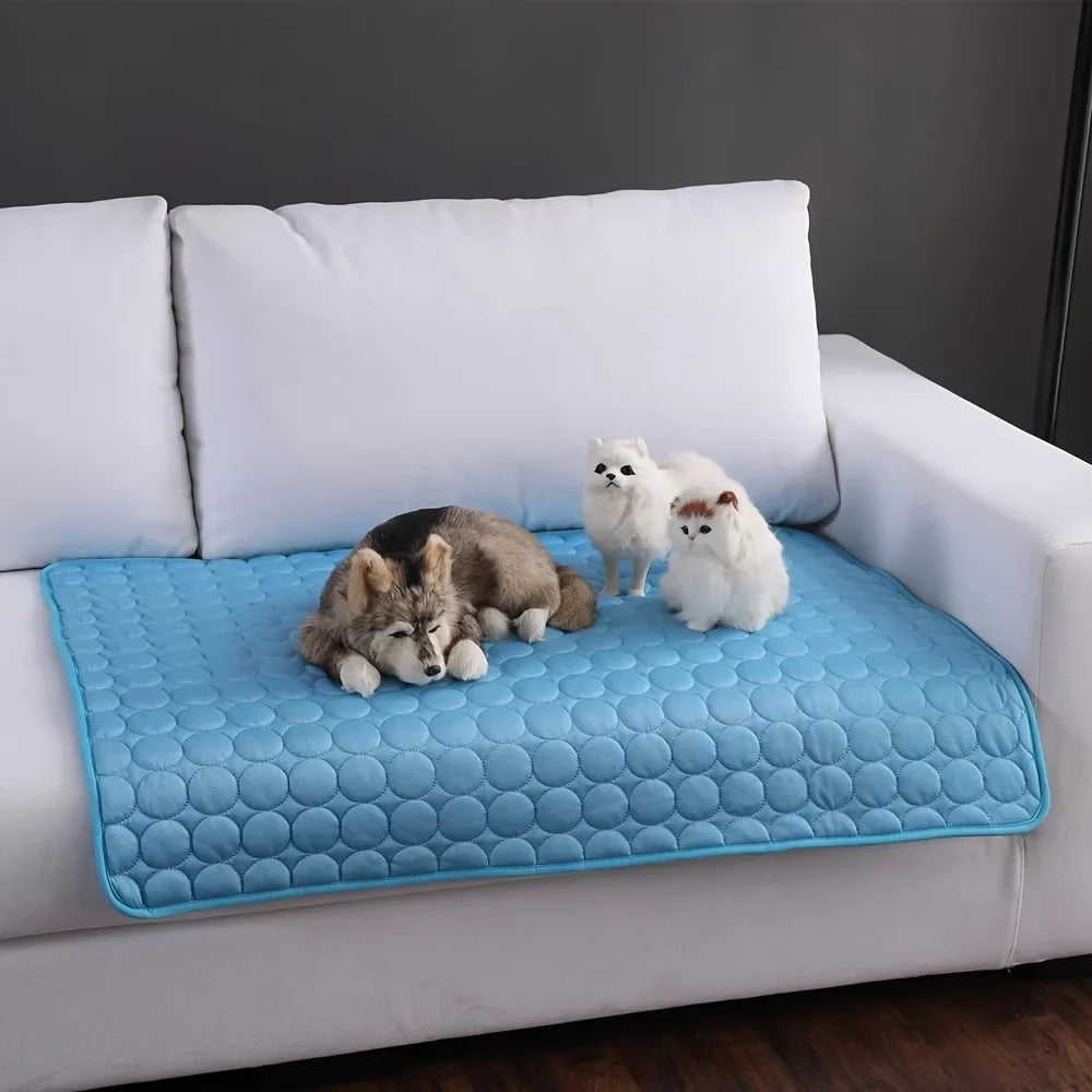 Breathable Self Cooling Pet Mat for Dogs, Lightweight Cooling Pad for Summer