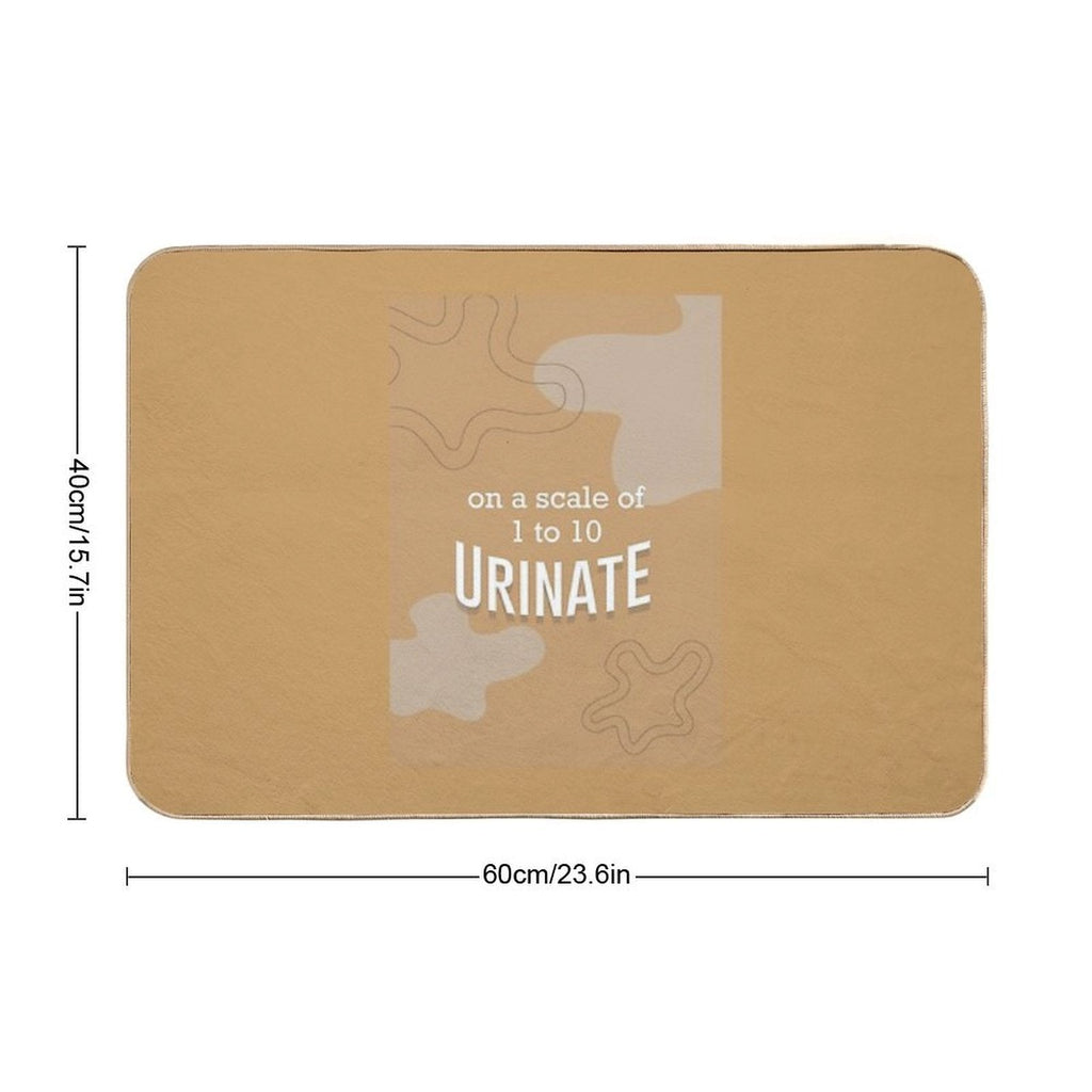 on A Scale of 1 to 10, Urinate  Pet-Safe Bath Mat