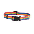 25 Pack Rainbow Striped Extra Large Dog/Cat/Pet Collars